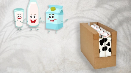 کارتن محصولات لبنی